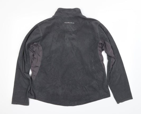 tecnicals Womens Grey Henley Jumper Size 16