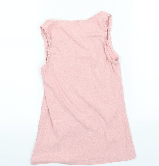 NEXT Girls Pink Basic Tank Size 12 Years