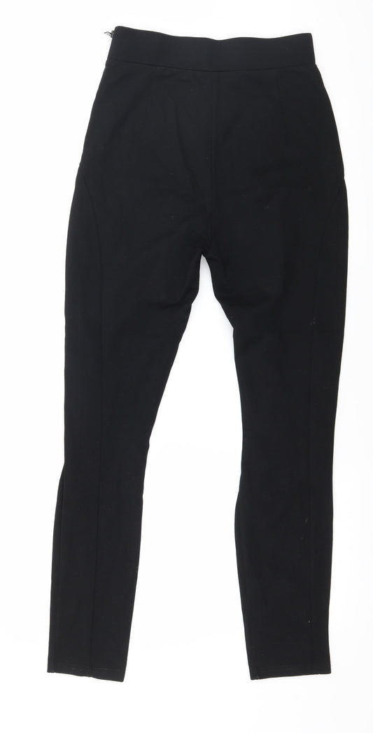 Prime Womens Black Jersey Capri Leggings Size M L28 in