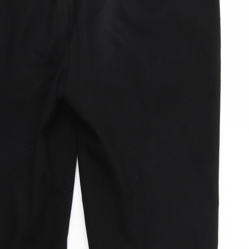 Peacocks Womens Black Trousers Size 34 L29 in