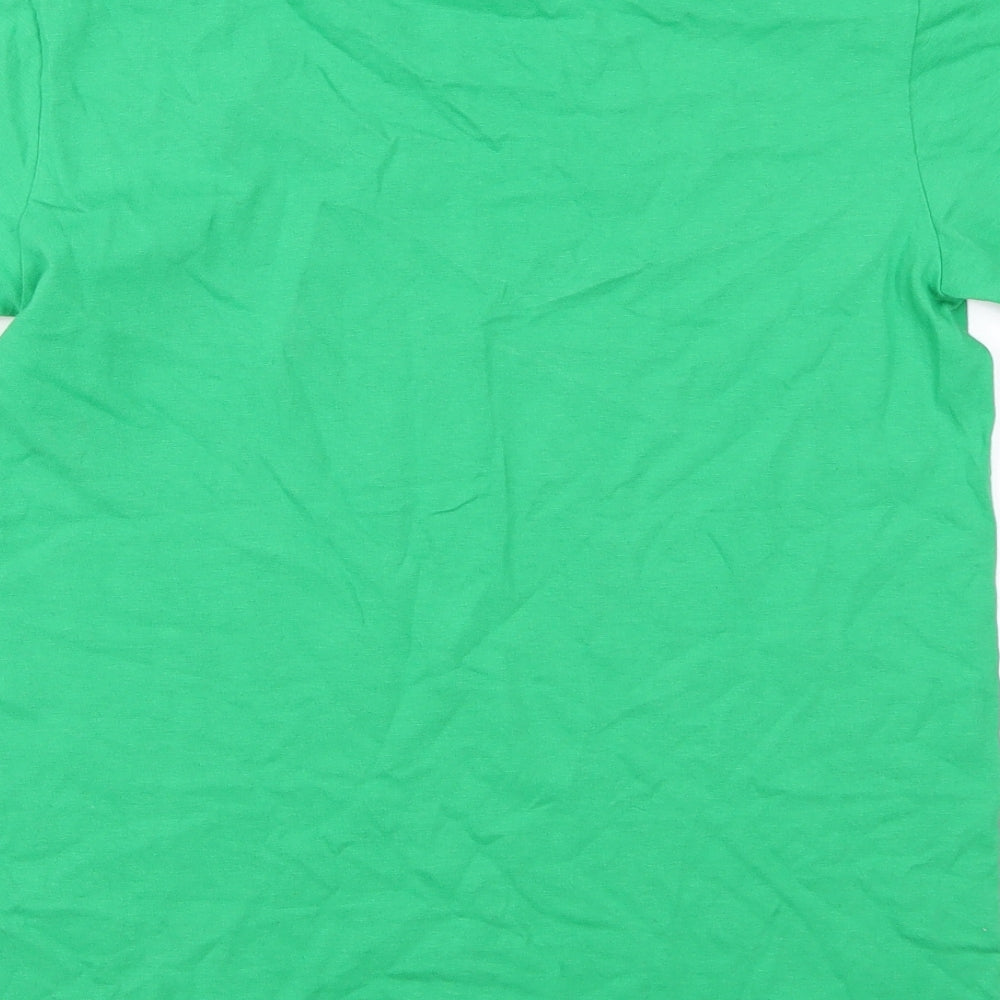 Gildan Boys Green Rayon Basic T-Shirt Size S
