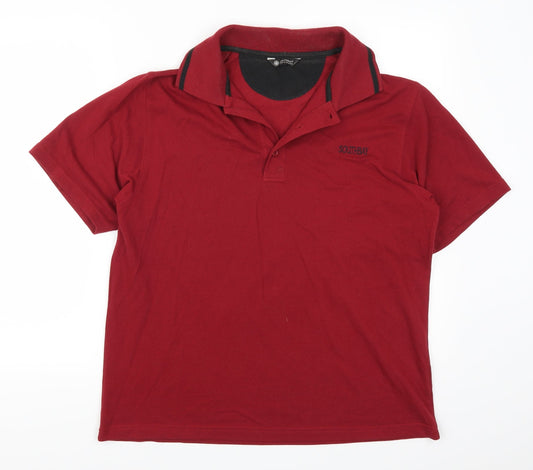 Southbay Mens Red Polo Size M