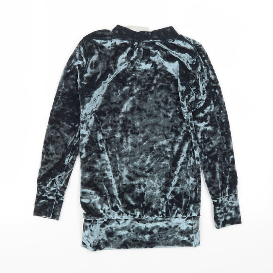 Silk Girls Blue Pullover Sweatshirt Size 5-6 Years