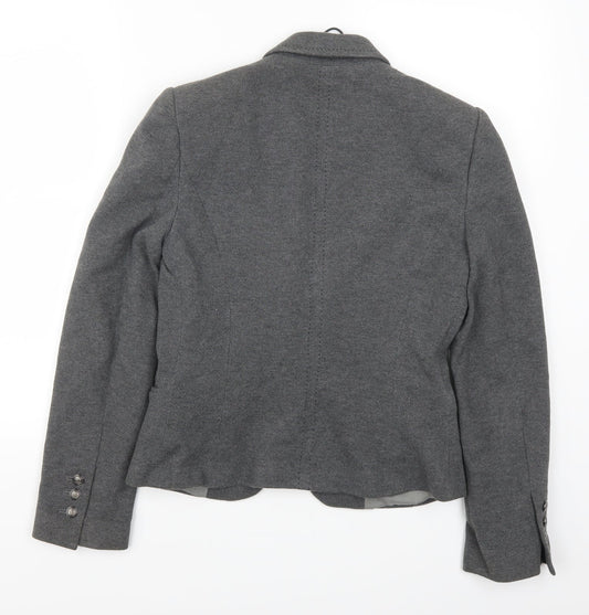 Autograph Womens Grey Jacket Suit Jacket Size 8