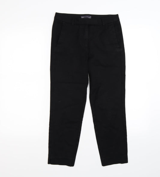 Marks and Spencer Womens Black Snow Pants Trousers Size 8 L23 in - work office wear