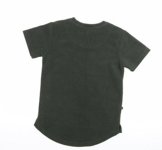 back country Boys Green Fleece Basic T-Shirt Size 8 Years
