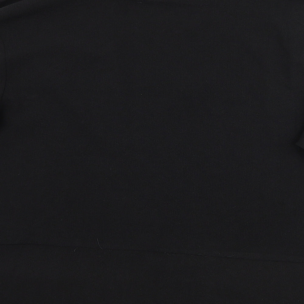Brand and care label for AX Paris women’s black jacket, size UK 12