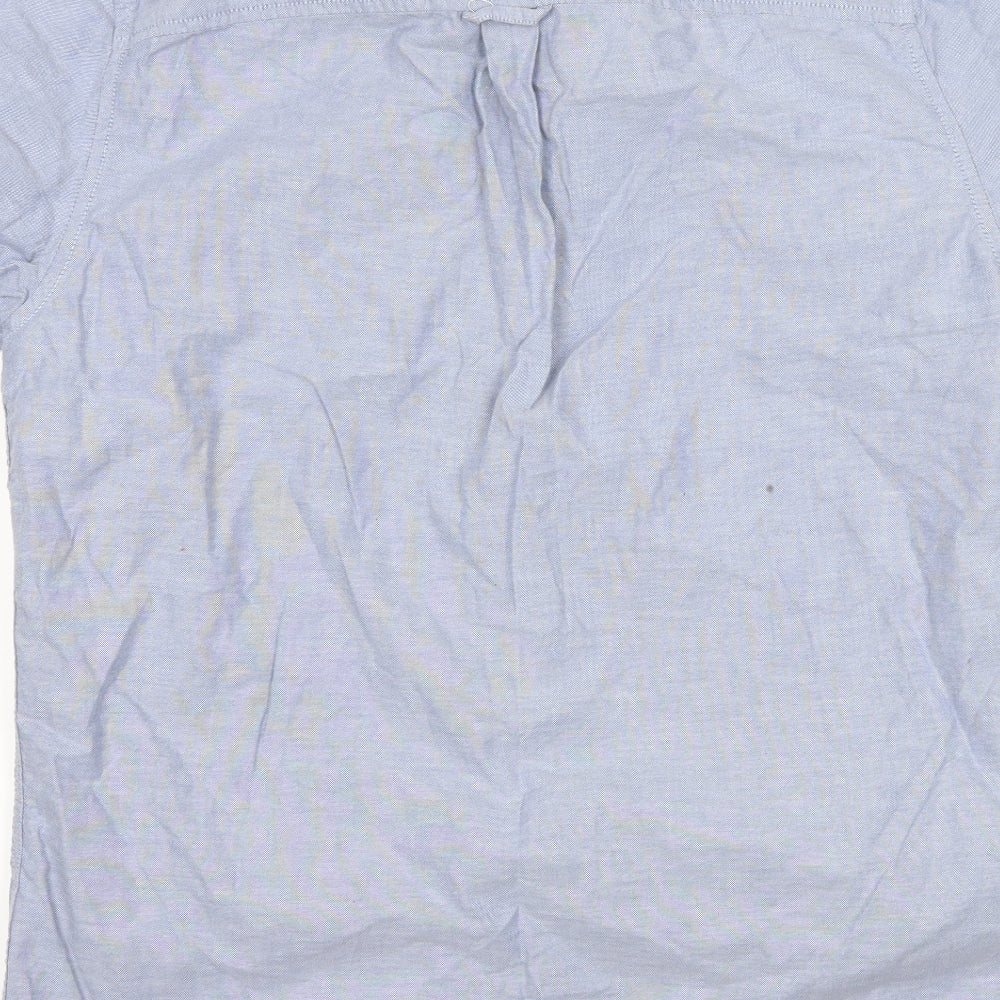Burton Mens Blue Button-Up Size M