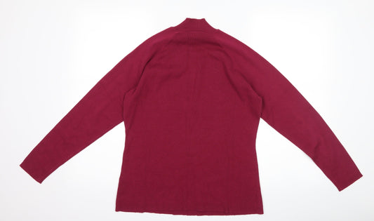 Anthology Womens Purple   Pullover Jumper Size 16