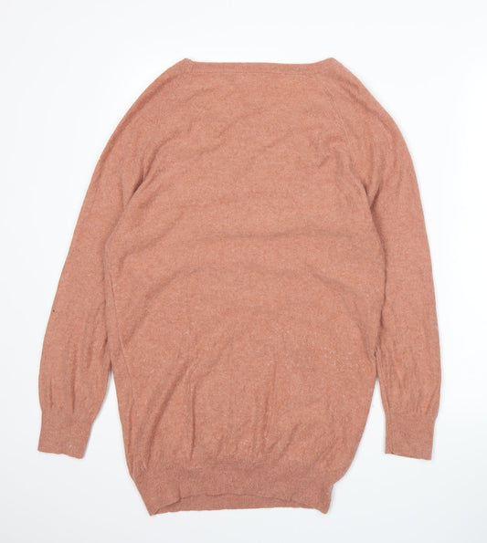 NEXT Womens Orange Knit Pullover Jumper Size 10
