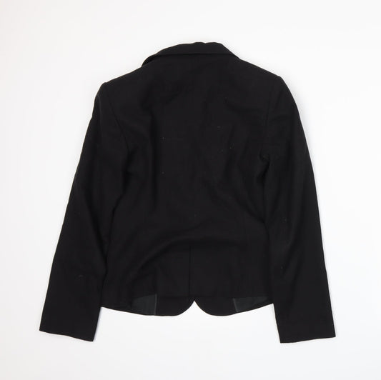 French Connection Womens Black Jacket Suit Jacket Size 6