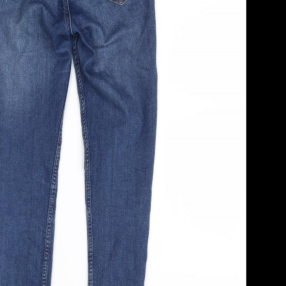 Divided Womens Blue Denim Skinny Jeans Size 8 L26.5 in