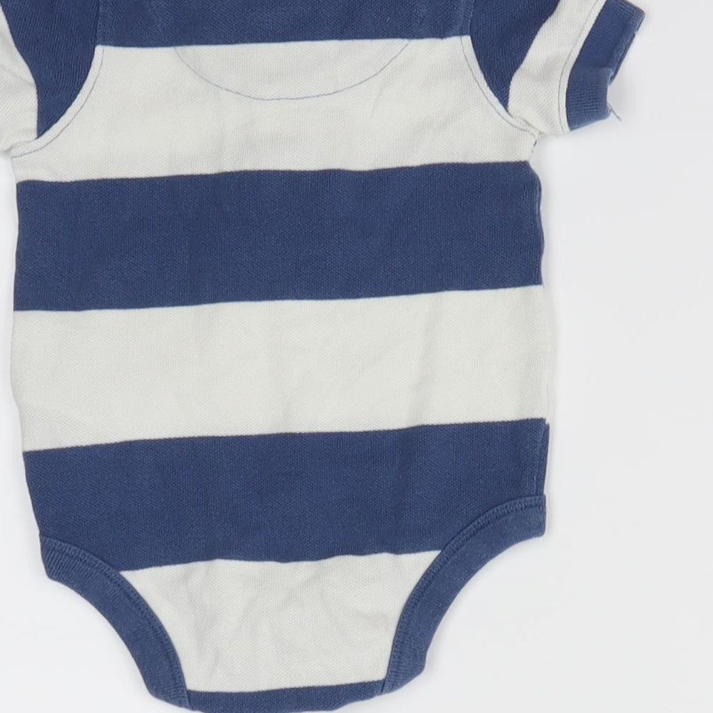Baby Gap Multicoloured Striped Babygrow One-Piece Size 6-9 Months