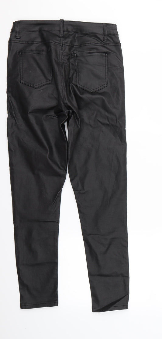 Momokrom Womens Black Jegging Trousers Size 12 L25 in