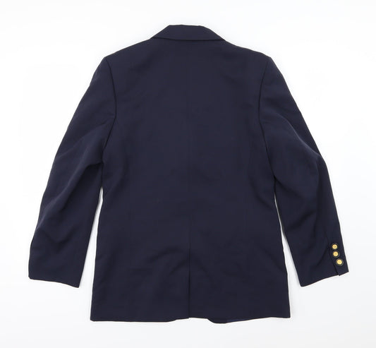 Ravens Womens Blue Jacket Suit Jacket Size 10