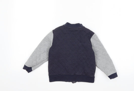Preworn Boys Blue Jacket Size 3 Years