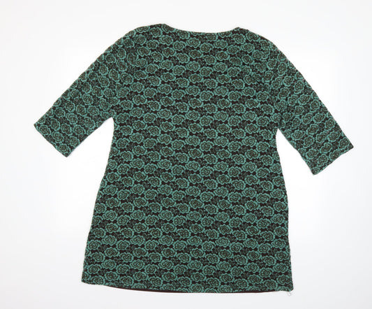 Ameni Womens Green Jumper Dress Size L