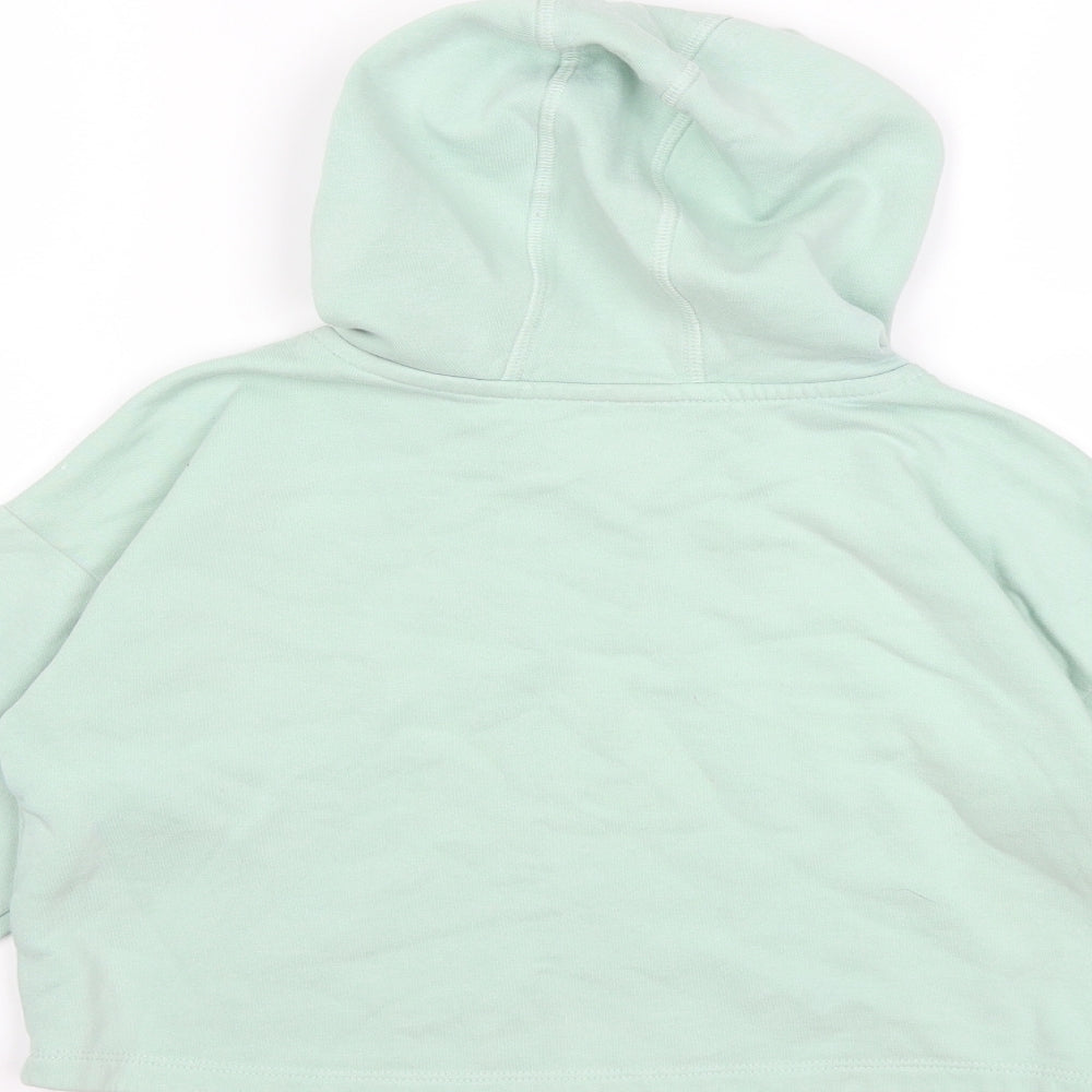 Brand and care label for George girls’ green pullover hoodie, size 10, years - new york