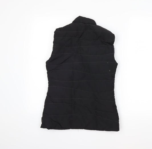 DECATHLON Womens Black Gilet Coat Size XS