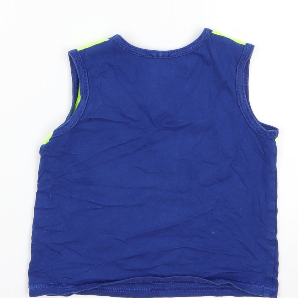 Preworn Baby Blue Basic Tank Size 24 Months