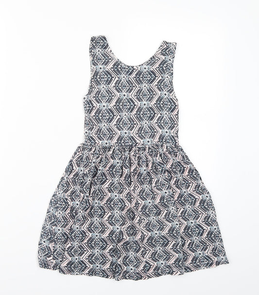 Primark Girls Grey A-Line Size 7-8 Years
