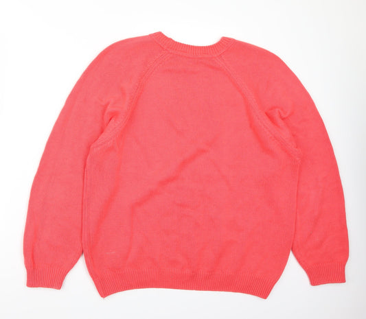 Marks and Spencer Womens Pink Pullover Jumper Size 14