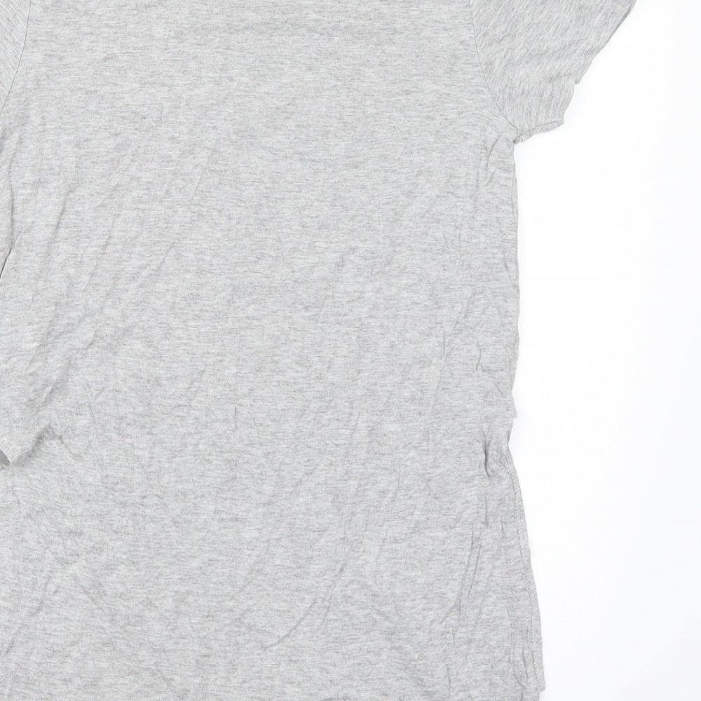 Bluezoo Girls Grey Basic T-Shirt Size 9-10 Years
