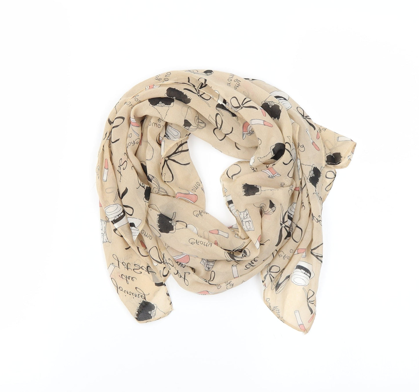 Preworn Womens Beige Scarf