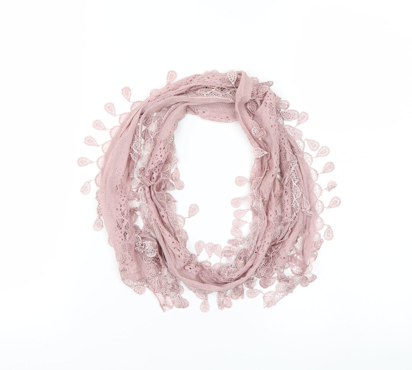 Preworn Womens Pink Scarf