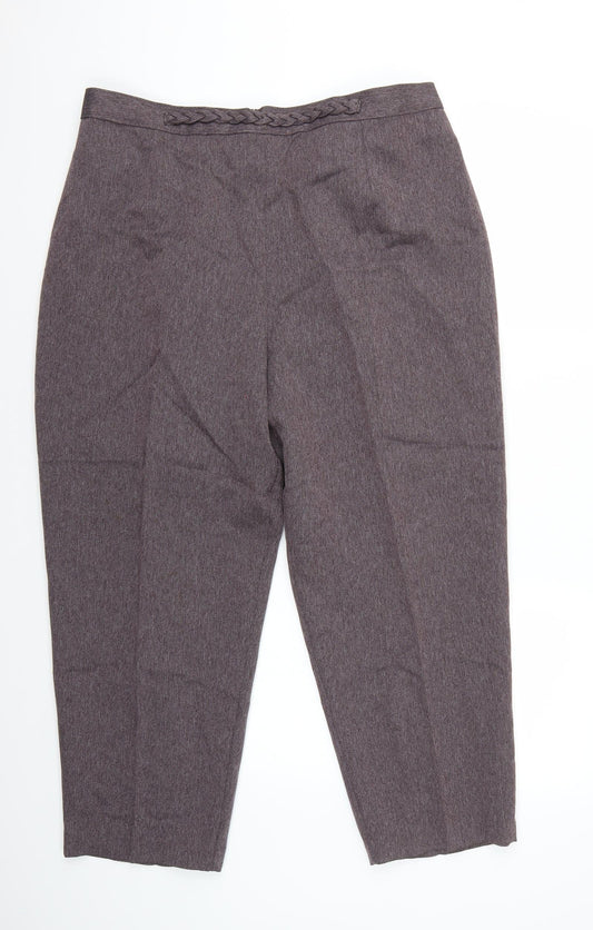Berketex Womens Purple Chino Trousers Size 20 L25 in