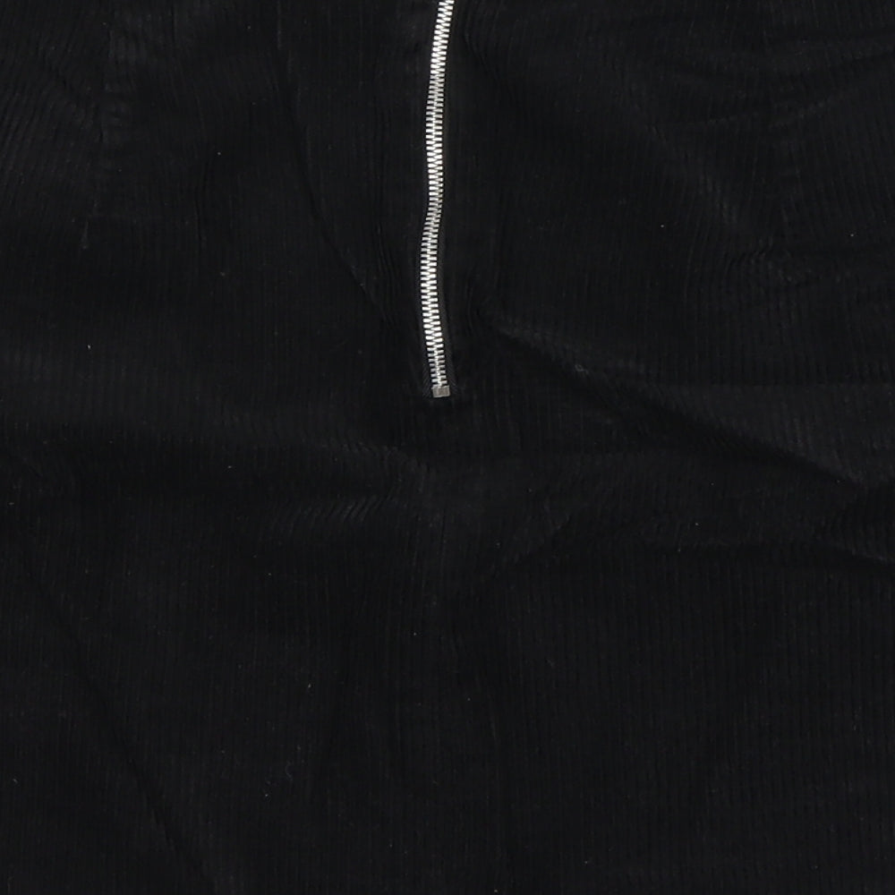 New Look Womens Black A-Line Skirt Size 10