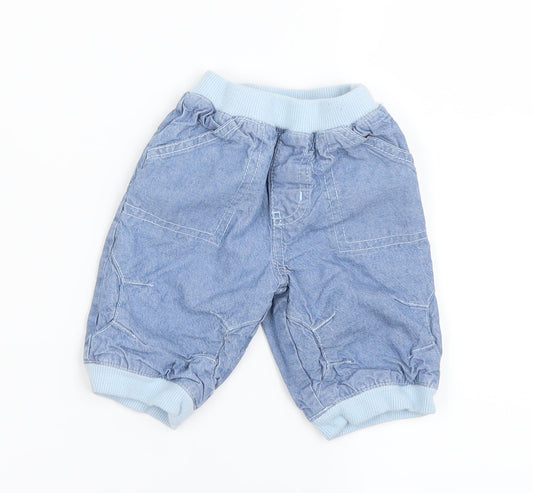 Preworn Boys Blue Trousers Outfit/Set Size 0-3 Months