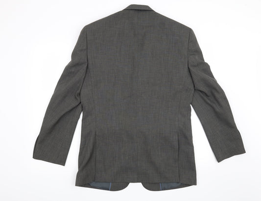 Greenwoods Mens Grey Jacket Suit Jacket Size 38