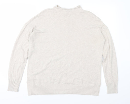 Gap Womens Beige Knit Pullover Jumper Size M