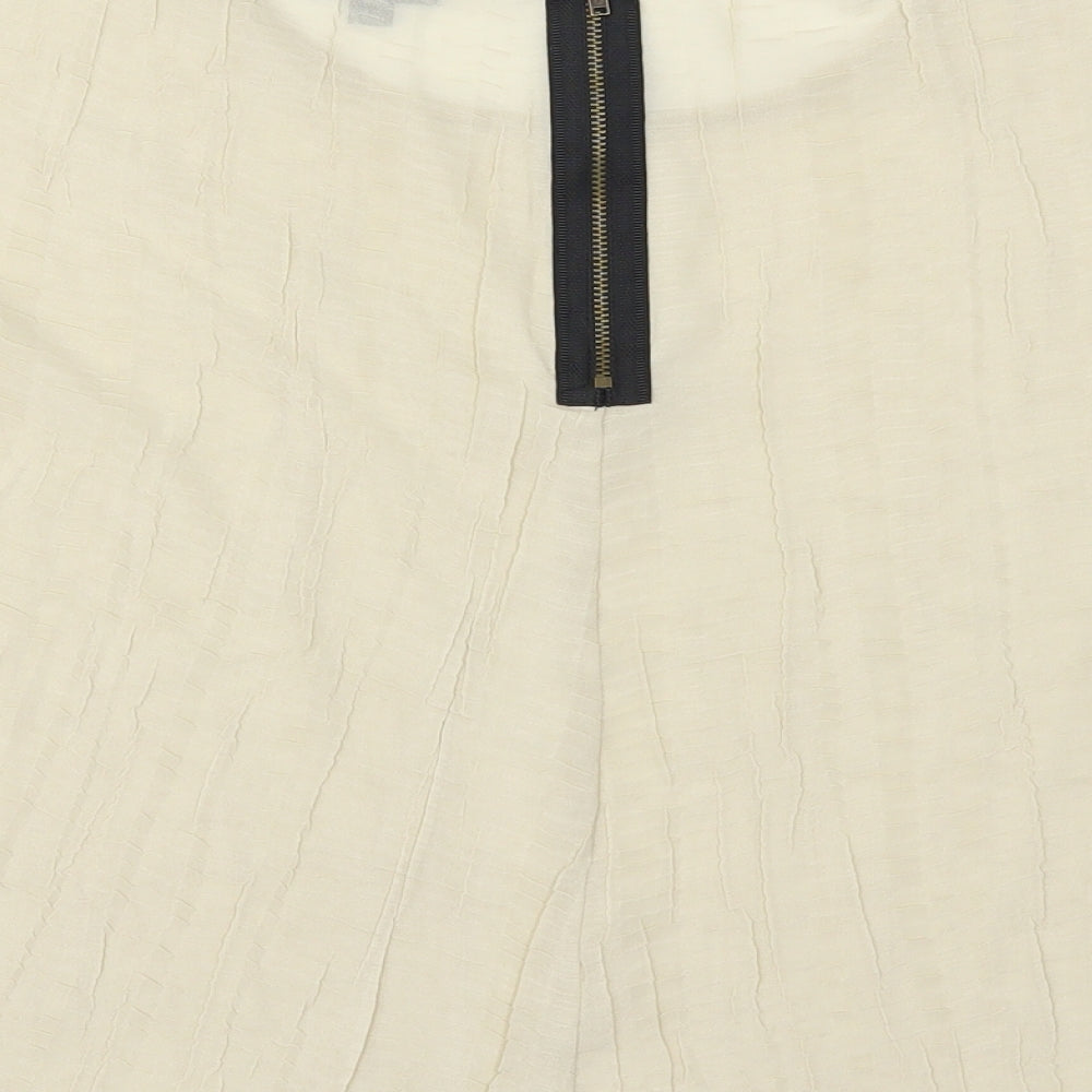 Topshop Womens Beige Basic Blouse Size 12