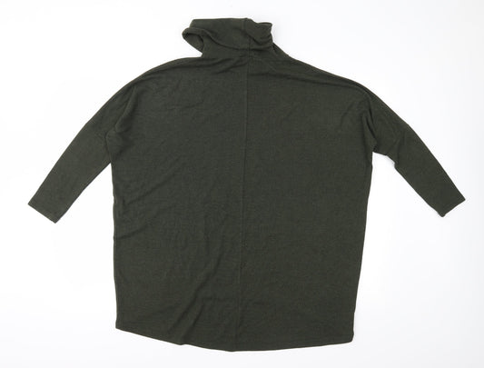 Apricot Womens Green Jersey Pullover Jumper Size S