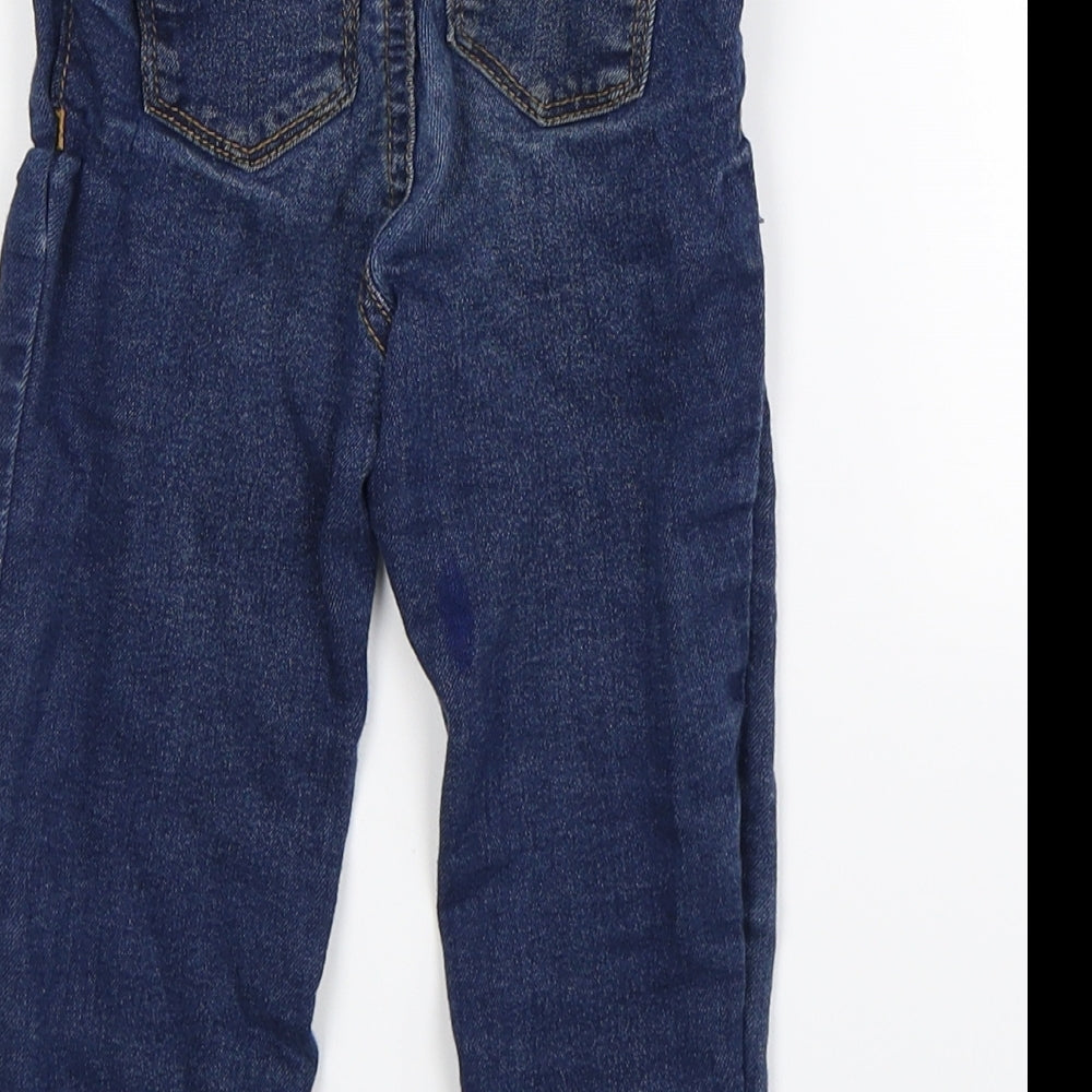Gap Baby Blue Denim Snow Pants Jeans Size 3-6 Months