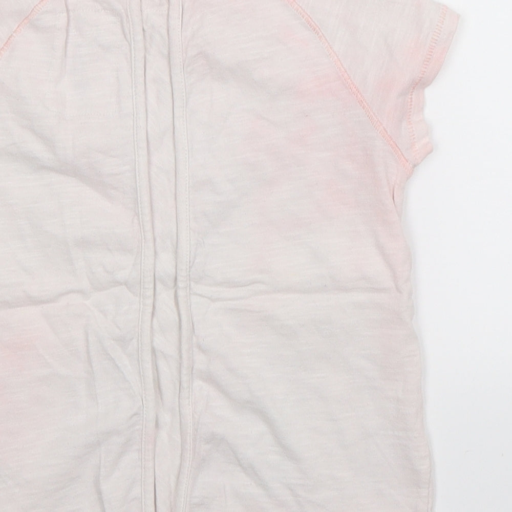 NEXT Girls Pink Basic T-Shirt Size 4 Years