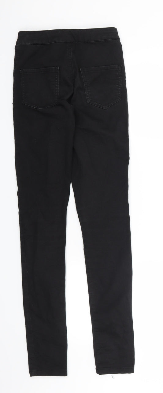 Miss Denim Womens Black Denim Jegging Jeans Size 6 L29 in