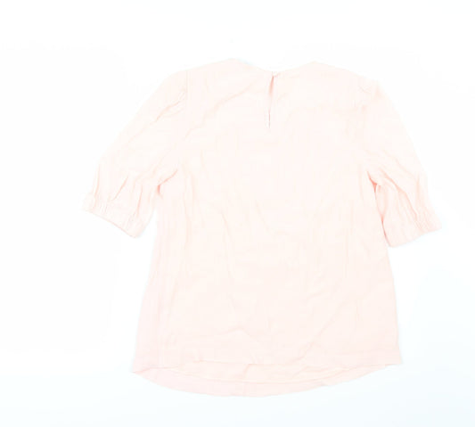 Marks and Spencer Womens Pink Tunic Blouse Size 8
