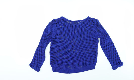Divided by H&M Womens Blue Pullover Jumper Size 6