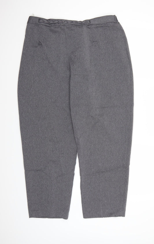Berkertex Womens Grey Trousers Size 20 L27 in