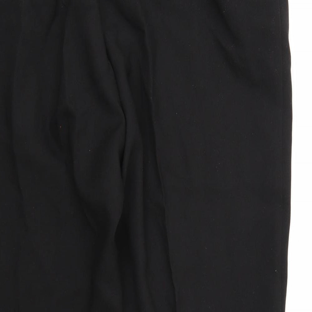 Brand and care label for Julipa women’s black trousers, size UK 16, 26-inch leg