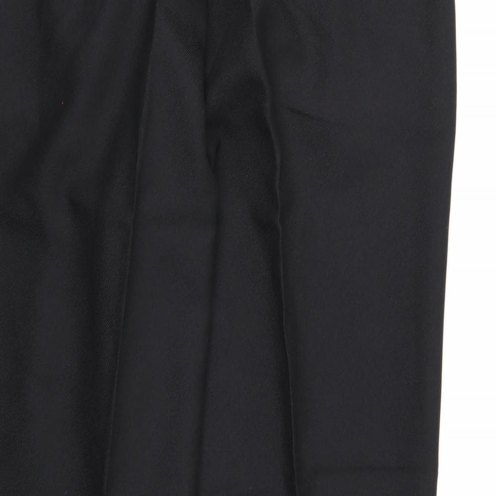 Brand and care label for Classics women’s black rayon trousers, size UK 18, 25-inch leg
