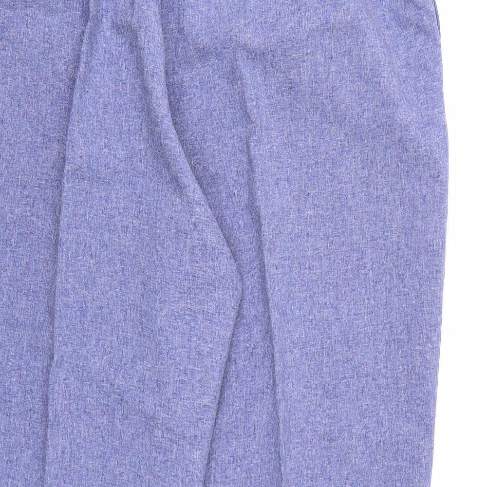 Preworn Womens Blue Rayon Trousers Size 20 L24 in