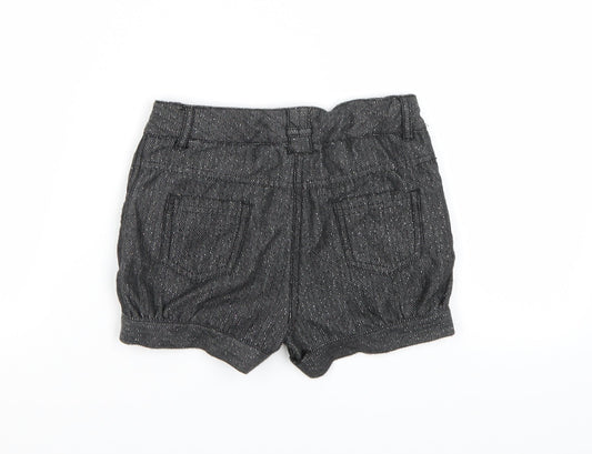 TU Girls Grey Herringbone Cut-Off Shorts Size 6 Years
