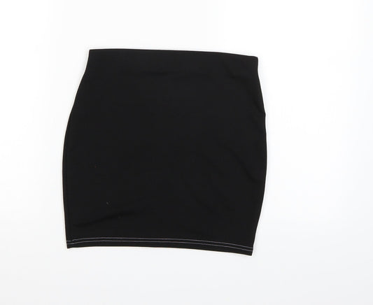 Nasty Gal Womens Black A-Line Skirt Size 8