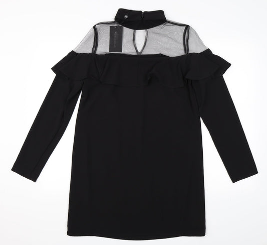 Fashion Union Womens Black Bodycon Size 10