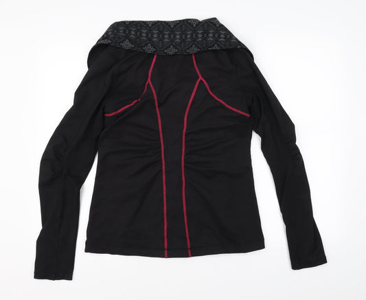 Kyodan Womens Black Geometric Jacket Size M
