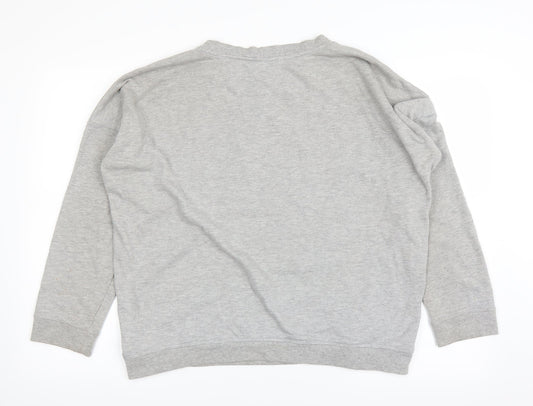 New Look Womens Grey Pullover Jumper Size 16